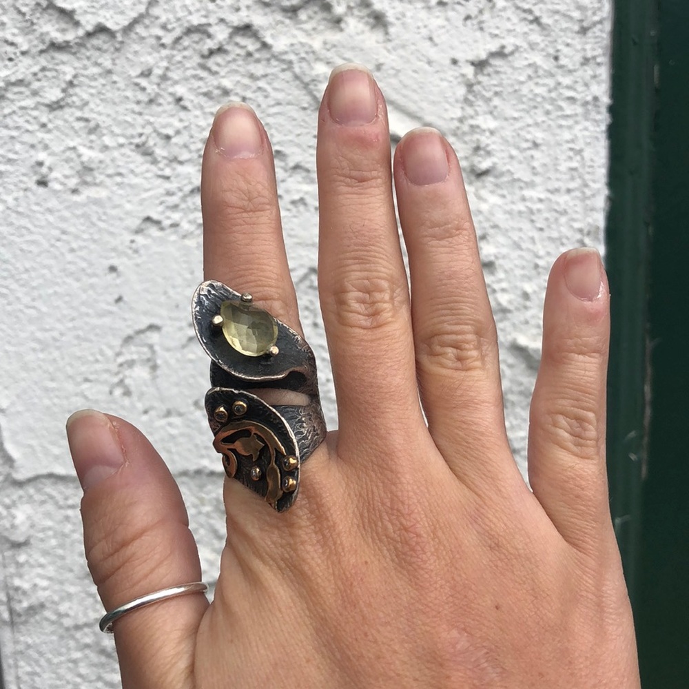 Bora Jewelry Sterling Silver Warp Ring